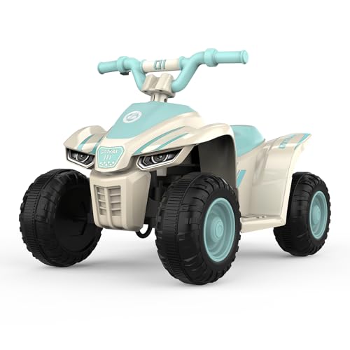 Gotrax RT1 Ride on Toys for Toddlers 1.5-4, Safe 12V Lead-acid Battery up to 80 Minutes, Forward/Reverse 2 Gears, Max 1.5MPH Speed&8' Big Tire, Electric Vehicle ATV Car Best Gift for Age1.5–4 Boy Girl
