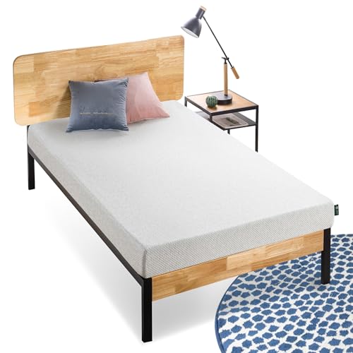 ZINUS 6 Inch Ultima Memory Foam Mattress, Twin, Fiberglass Free, Pressure Relieving, CertiPUR-US Certified, Mattress in A Box, White