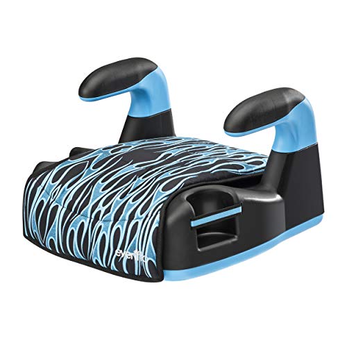 Evenflo AMP Select Car Booster Seat, Blue Flames