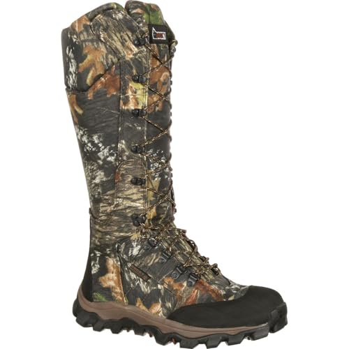 ROCKY Lynx Waterproof Snake Boot, Mossy Oak Break Up, Size 10.5(ME)