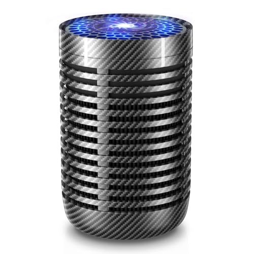 Car Air Purifier, Air Purifier for Car with True HEPA Filter Clean Air,Eliminate Dust,Odor,Portable Car Accessories Built-in Air Freshener and Perfume Diffuser for Traveling, Home, Office Use