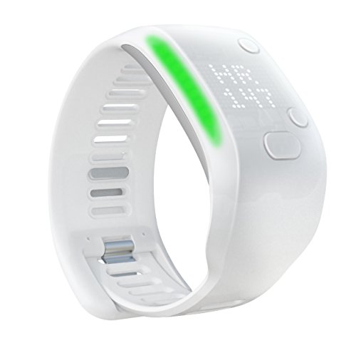 adidas Fit Smart - Fitness and Activity Monitor Wristband - White, Large