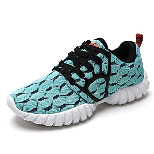 ALEADER Women's Lightweight Mesh Sport Running Shoes Light Blue 7 D(M) US