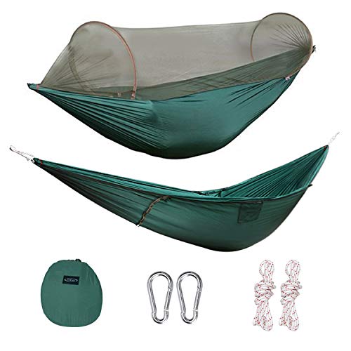 G4Free Large Camping Hammock(Deep Green)