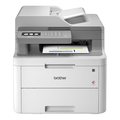 Brother MFC-L3710CW Compact Digital Color All-in-One Printer Providing Laser Printer Quality Results with Wireless, Amazon Dash Replenishment Ready