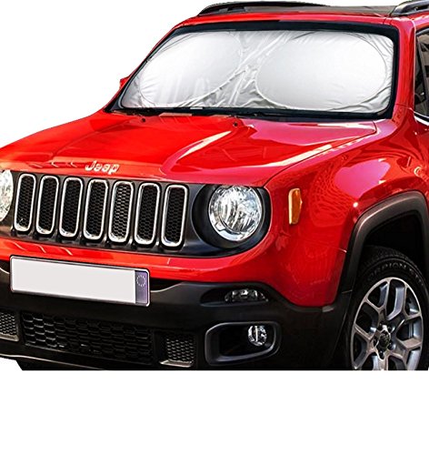 X-Shade Jumbo Sun Shade for Car windshield Comes with Cool Non-slip Pad 72 x 33 Inches