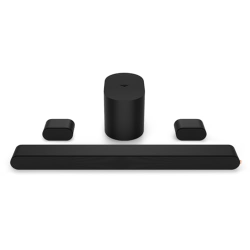 VIZIO 5.1 Soundbar SE, Wireless Subwoofer, Surround Sound w/Dolby Atmos & DTS:X, Bluetooth Speaker, QuickFit™ Compatible – SV510X-08 (New, 2024 Model)