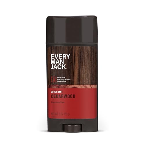 Every Man Jack Deodorant, Cedarwood, 3.0-ounce