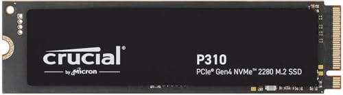 Crucial P310 1TB 2280 PCIe Gen4 3D NAND NVMe M.2 SSD – Up to 7,100 MB/s – Shift up to Gen4, with Acronis Offer, Internal Solid State Drive (PC) – CT1000P310SSD801