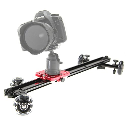 KAMERAR SD-1 Mark II 23' DSLR Camera Slider Dolly Track Video STABILIZER System with Wheel