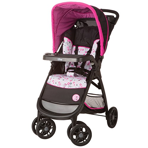 Disney Baby Minnie Mouse Amble Quad Travel System Stroller with Onboard 22 LT Infant Car Seat (Garden Delight)
