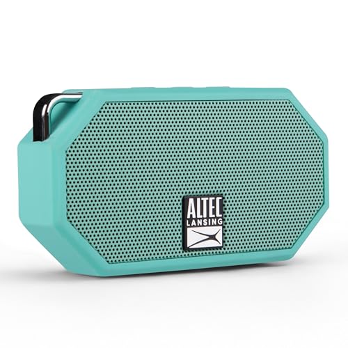 Altec Lansing Mini H2O - Waterproof Bluetooth Speaker, IP67 Certified & Floats in Water, Compact & Portable Speaker for Hiking, Camping, Pool, and Beach