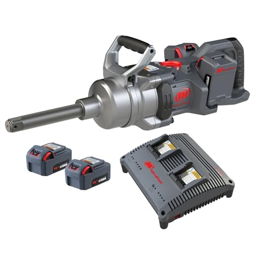 Ingersoll Rand W9691-K4E W9000 Series 20-Volt 1-Inch Cordless Impact Wrench Kit with Charger and 6-Inch Extended Anvil
