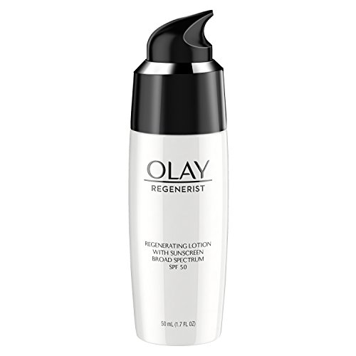 Olay Regenerist Regenerating Face Lotion With Sunscreen Broad Spectrum SPF 50, 1.7 Fl Oz