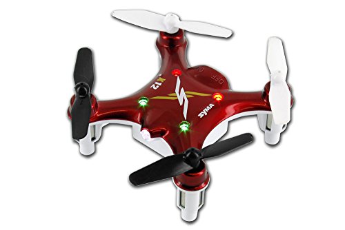 Syma X12 Mini Nano 6-Axis Gyro 4 Channel RC Quadcopter (RED)