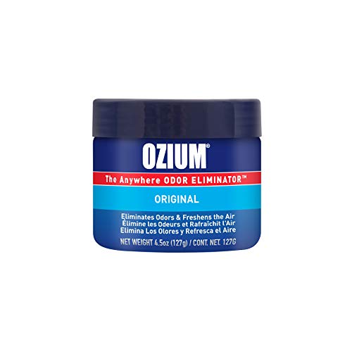 Ozium 4.5 Oz. 1 Pack Odor Eliminating Gel for Homes, Cars, Offices and More, Original Scent