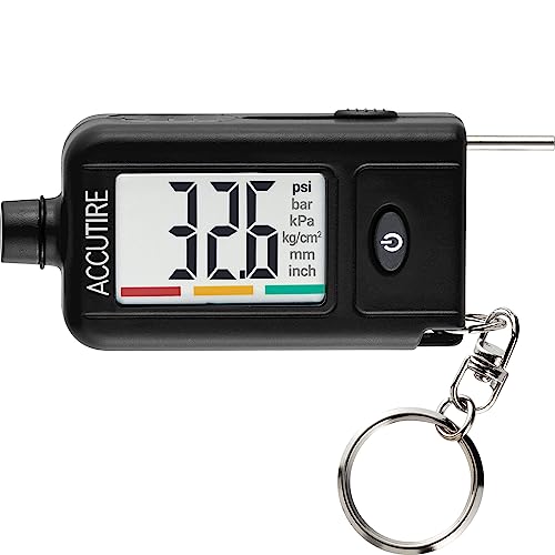 Accutire MS-48B Tire Pressure Gauge and Tread Depth Gauge (psi, bar, kPa, kg/cm2, mm, in)