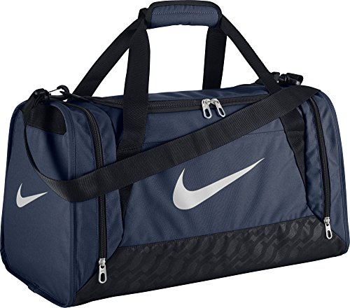Nike Brasilia 6 Small Duffel Duffel Bag Midnight Navy/Black/White One Size