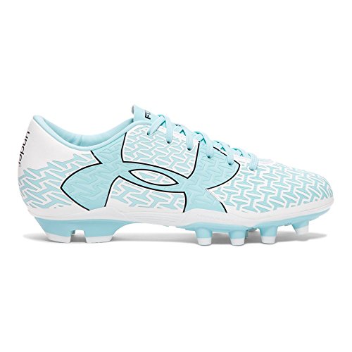 Under Armour Womens UA CF Force 2.0 FG White/Black/Veneer 9.5 B (M)