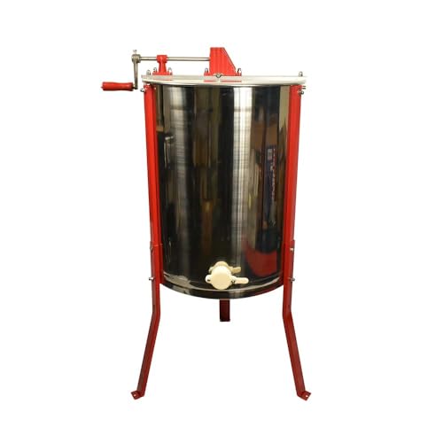 Goodland Bee Supply GL-E2-UR/STR Beekeeping Complete Beehive Kit includes 2 Frame Manual Honey Extractor, Decapping Roller & Double Sieve Honey Strainer