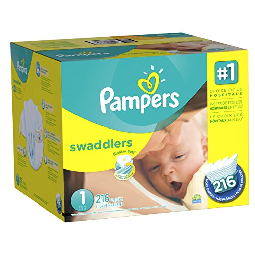 Pampers Swaddlers Diapers Newborn/Size 1