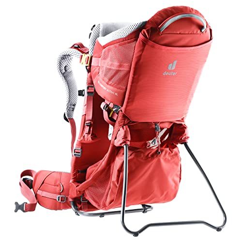 Deuter Kid Comfort Child Carrier Hiking Backpack I Active Standard Fit & Active SL Women's Fit - Currant
