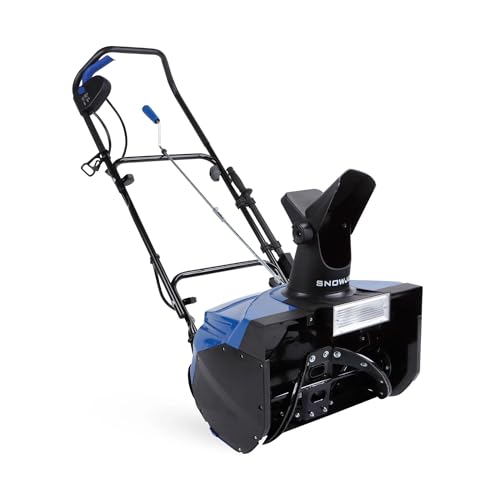 Snow Joe 18 Inch Electric Single Stage Snow Blower, 15 Amp Motor with Headlight, SJ623E