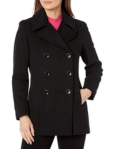 Calvin Klein Women's Double-Breasted Classic Peacoat