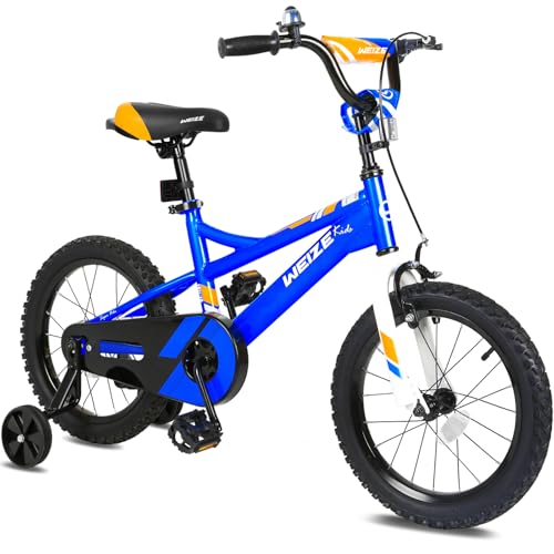 WEIZE Kids Bike,14 16 18 20 Inch Children Bicycle for Boys Girls Ages 3-12 Years Old, Rider Height 35-60 Inch, Coaster Brake, Multiple Color Options