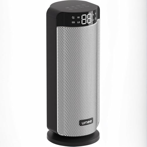 Space Heaters for Indoor Use Large Room, 70 ° Oscillation, Fast Heating Ceramic Electric with Digital Thermostat, Remote Control, 1-12H Timer, Overheat Protection, Safety Heater for Bedroom