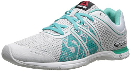 Reebok Women's One Speed Breese TR Cross-Training Shoe,Steel/White/Porcelain/Timeless Teal,8 M US