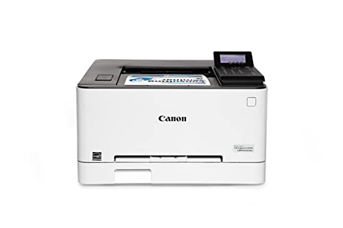 Canon imageCLASS LBP632Cdw - Wireless Duplex Color Laser Printer, Single Function, Home Office, Mobile Ready, 22 PPM Color, White