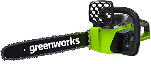 Greenworks 40V 16' Brushless Cordless Chainsaw (Great For Tree Felling, Limbing, Pruning, and Firewood / 75+ Compatible Tools), Tool Only