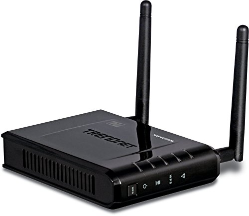 TRENDnet Wireless N300 2T2R Detachable Antennas, Access Point, 2.4Ghz 300Mbps, 802.11b/g/n, AP/WDS/Client/Bridge, 2x2 dBi, TEW-638APB Black