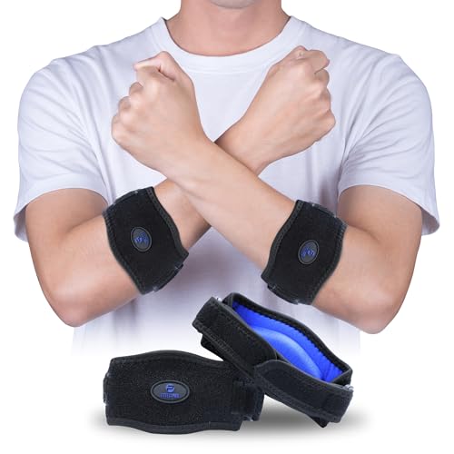 Fittest Pro Elbow Brace 2 Pack for Tennis & Golfer's Elbow Pain Relief