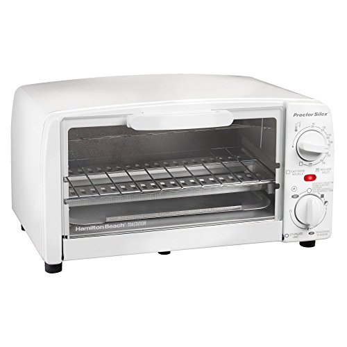 Proctor Silex 4 slice Toaster Oven, White