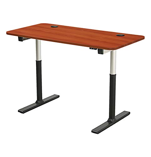 ApexDesk Vortex Series 60' Electric Height Adjustable Standing Memory Controller Desk, Cherry