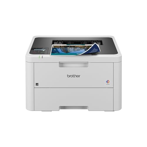 Brother Color Laser Printer with Wireless Printing Fast 19 PPM Output, Duplex Feature, Mobile Device Compatible, 250-Sheet Paper Tray for Professional Home Office Printing (HL-L3220CDW)