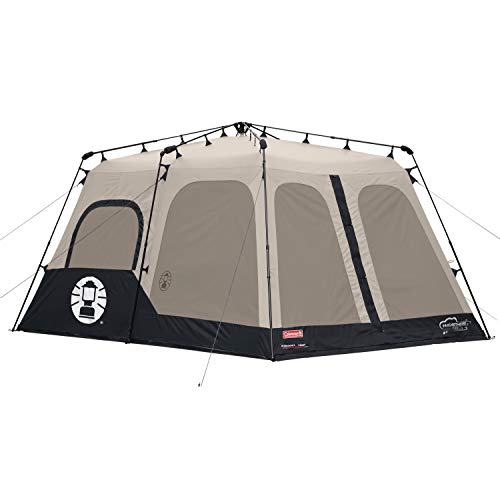 Coleman 8-Person Tent | Instant Family Tent , Black, 14x10-Feet