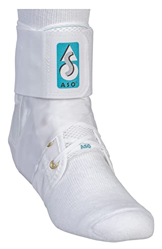 Med Spec 264002 ASO Ankle Stabilizer, White, Small