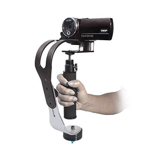 SENHAI Pro Handheld Video Stabilizer Handle Grip Steady Support, Steadycam for Gopro Xiaoyi Canon Nikon Sony Camera Cam Camcorder DV DSLR CSS1-Black (Sponge Handle)