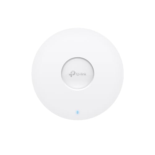 TP-Link EAP610, Omada Business WiFi 6 AX1800 Wireless Gigabit Access Point, Support Mesh, OFDMA, Seamless Roaming & MU-MIMO, SDN Integrated, Cloud Access & Omada App, PoE+ Powered, White