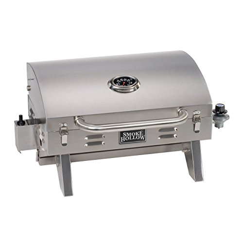 Masterbuilt 205 Stainless Steel Tabletop Gas Grill, (Old Version)