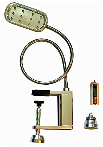 Oasity All-Purpose BBQ Light - 12-LED Light Barbecue Grill Light - Premium Sturdy Aluminum Construction - Doubles As A Work Light - 3 'AAA' Alkaline Batteries Included - 12 Month Warranty