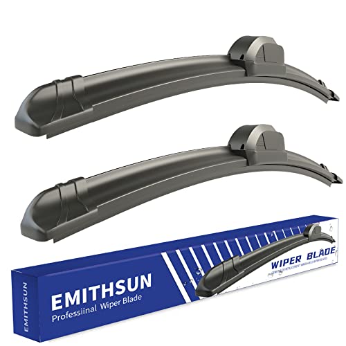 EMITHSUN OEM QUALITY 26' + 17' Premium All-Seasons Stable And Quiet Windshield Wiper Blades(Set of 2)