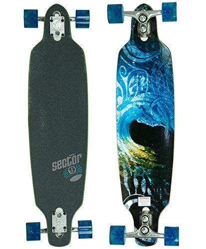 Sector 9 Aperture Sidewinder Drop Through Downhill/Cruiser Freeride Complete Longboard 36'