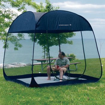 New SportCraft 8 ft Pop Up Screen Room With Floor Canopy Tent Shelter