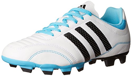 adidas Performance Women's Matteo NUA Firm-Ground W Soccer Cleat, White/Black/Light Aqua, 9.5 M US