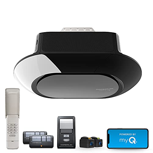 Chamberlain B4603T MYQ Smart Garage Door Opener, Ultra Quiet Belt Drive, 3/4-HP Motor - Quantity 1