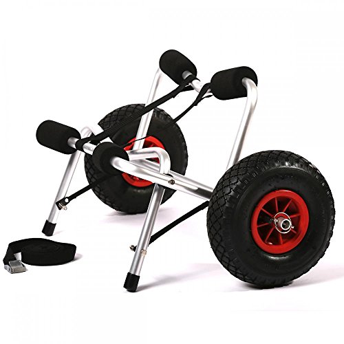 FDW New Kayak Carrier Canoe Boat Carrier Trolley Trailer Dolly Transport Cart Wheels